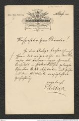 Nachlass Franz Steindachner, Brief von Rudolf von Eitelberger-Edelberg an Franz Steindachner (14.12.1880), Inv.Nr. 125.01, Seite 1
